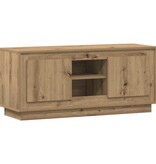 VidaXL TV-kast Artisan Eiken 102 x 35 x 45 cm Bewerkt hout