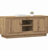 VidaXL TV-kast Artisan Eiken 102 x 35 x 45 cm Bewerkt hout