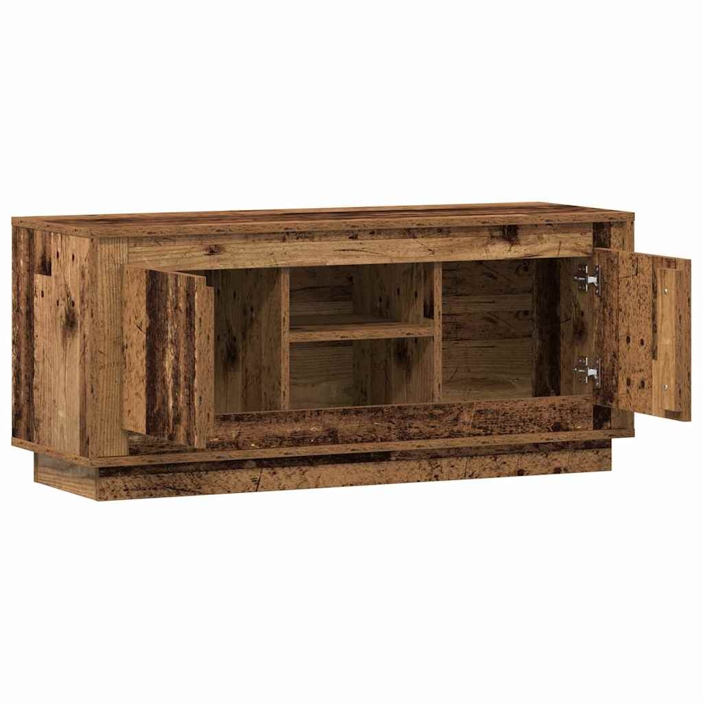 VidaXL TV-kast Oud Hout 102 x 35 x 45 cm Bewerkt hout