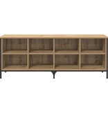 VidaXL Schoenenkast met plank Artisan Eiken 131 x 35 x 50 cm