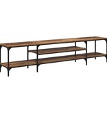 VidaXL TV-kast Oud Hout 201 x 35 x 45 cm Gemonteerd hout en ijzer