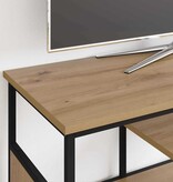 VidaXL TV-kast Artisan Eiken 100 x 35 x 45 cm Gemonteerd hout en ijzer