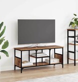 VidaXL TV-kast Oud Hout 100 x 35 x 45 cm Gemonteerd hout en ijzer