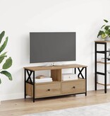 VidaXL TV-kast Artisan Eiken 90 x 33 x 45 cm Engineered hout en staal