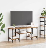 VidaXL TV-kast Oud Hout 102 x 35 x 45,5 cm Gemonteerd hout en ijzer