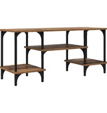 VidaXL TV-kast Oud Hout 102 x 35 x 45,5 cm Gemonteerd hout en ijzer