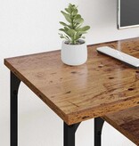 VidaXL TV-kast Oud Hout 102 x 35 x 45,5 cm Gemonteerd hout en ijzer