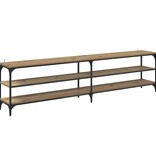 VidaXL TV-kast Artisan Eiken 200 x 30 x 50 cm Gemonteerd hout en ijzer