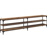 VidaXL TV-kast Oud Hout 200 x 30 x 50 cm Gemonteerd hout en ijzer