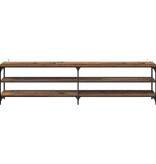 VidaXL TV-kast Oud Hout 200 x 30 x 50 cm Gemonteerd hout en ijzer