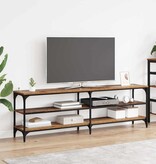 VidaXL TV-kast Oud Hout 160 x 30 x 50 cm Gemonteerd hout en ijzer