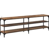 VidaXL TV-kast Oud Hout 160 x 30 x 50 cm Gemonteerd hout en ijzer