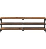 VidaXL TV-kast Oud Hout 160 x 30 x 50 cm Gemonteerd hout en ijzer