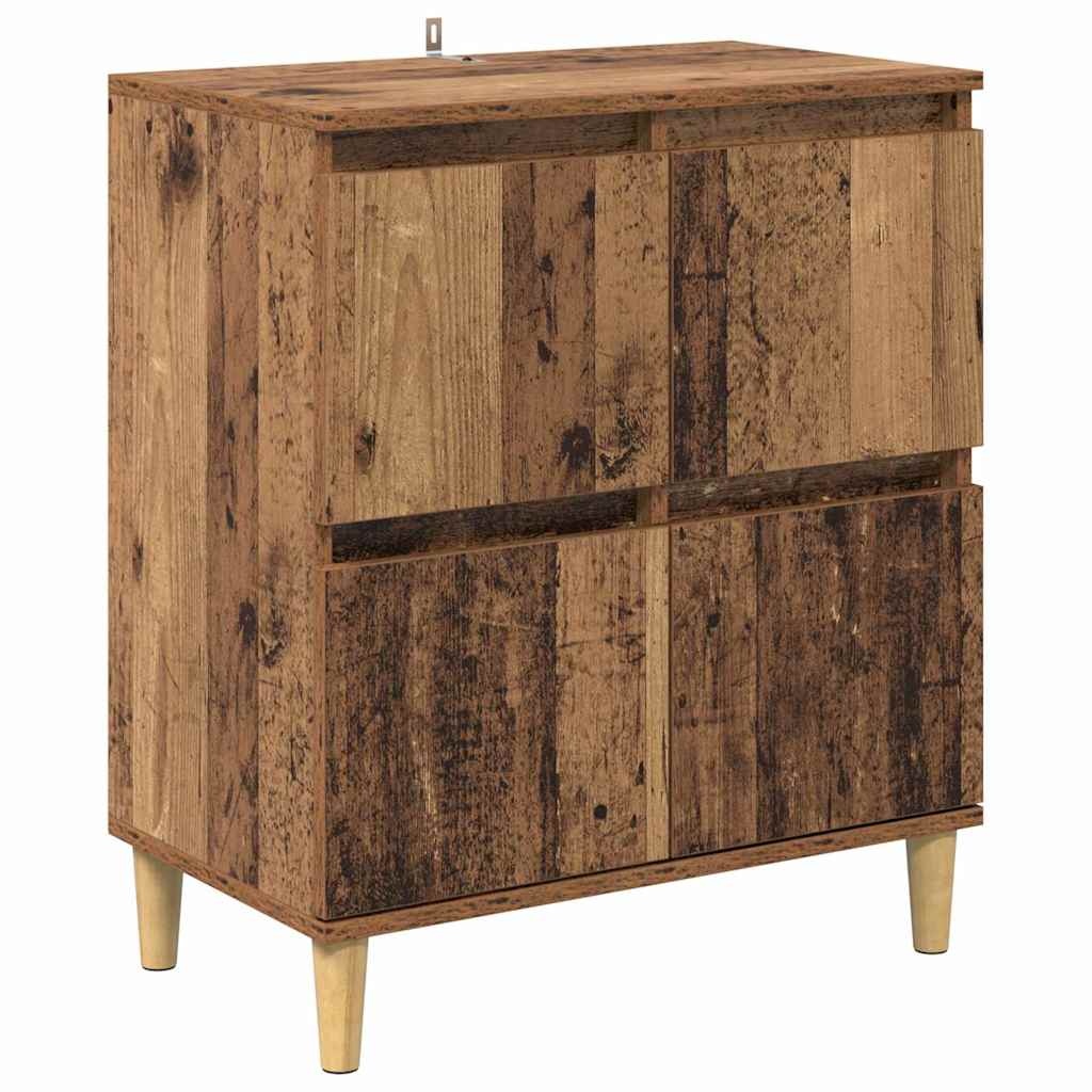 VidaXL Dressoir Oud Hout 60 x 35 x 70 cm Bewerkt hout