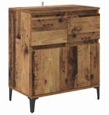 VidaXL Dressoir Oud Hout 60 x 35 x 70 cm Gemonteerd hout en ijzer