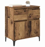 VidaXL Dressoir Oud Hout 60 x 35 x 70 cm Gemonteerd hout en ijzer