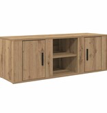 VidaXL TV-kast Artisan Eiken 100 x 31,5 x 35 cm Bewerkt hout
