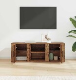 VidaXL TV-kast Oud Hout 100 x 31,5 x 35 cm Bewerkt hout