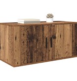 VidaXL Wandgemonteerde TV-kast Oud hout 80 x 34.5 x 40 cm Bewerkt hout