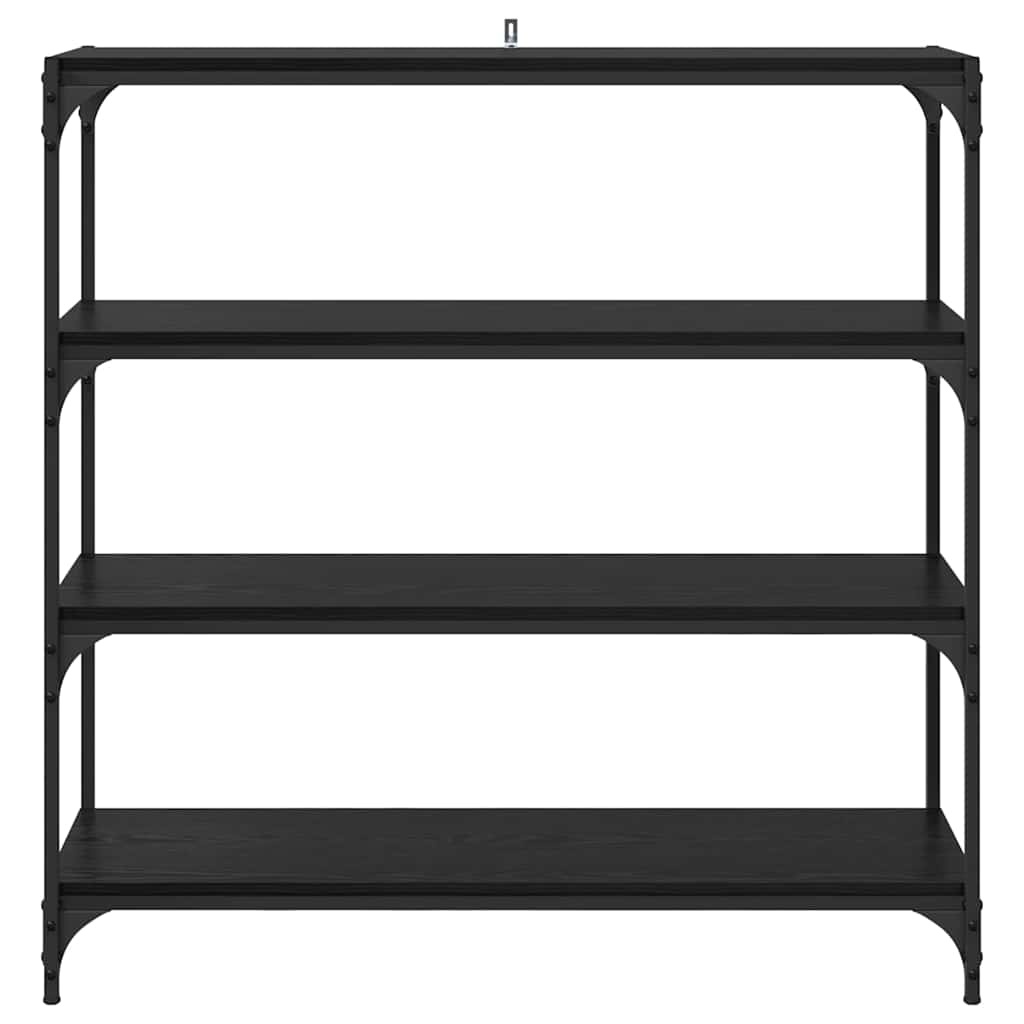 VidaXL Boekenkast Zwart Eiken 100 x 33 x 100 cm