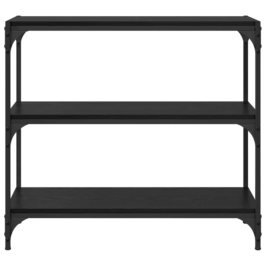 VidaXL Boekenkast Zwart Eiken 80 x 33 x 70,5 cm