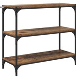 VidaXL Boekenkast Oud Hout 80 x 33 x 70,5 cm Gemonteerd hout en ijzer