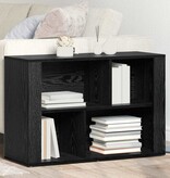 VidaXL Dressoir Zwart Eiken 80 x 30 x 53 cm Bewerkt hout