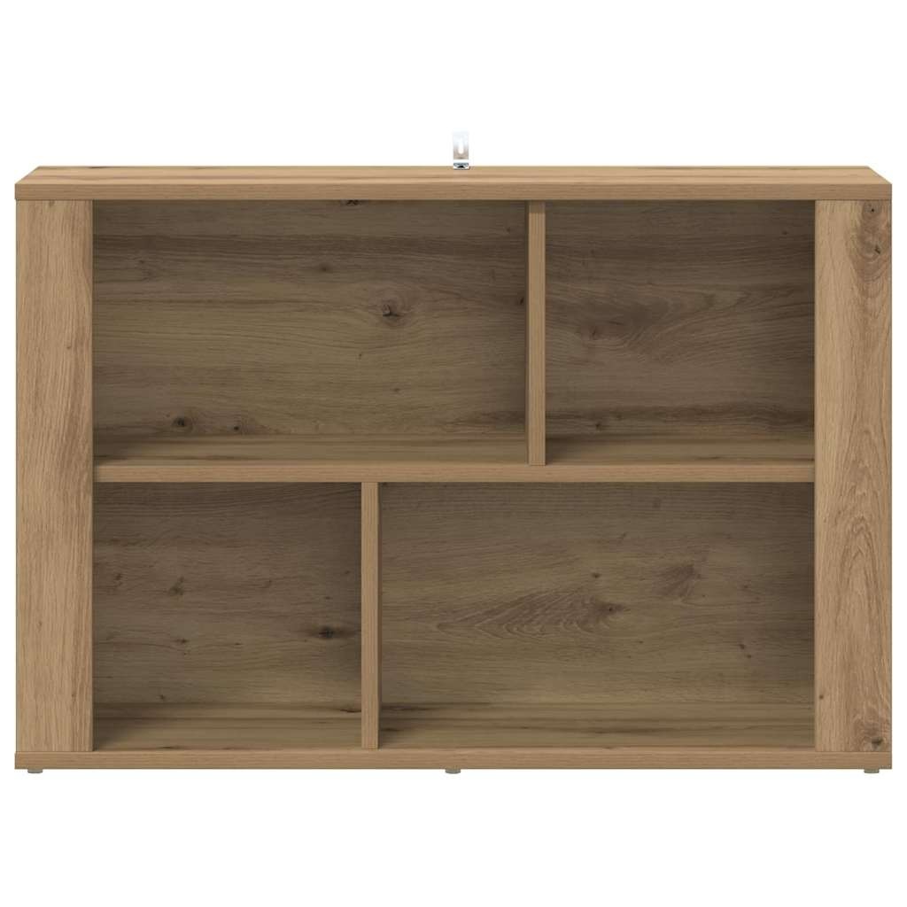 VidaXL Dressoir Artisan Eiken 80 x 30 x 53 cm Bewerkt hout