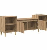 VidaXL TV-kast Artisan Eiken 160 x 35 x 55 cm Bewerkt hout