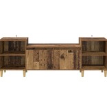 VidaXL TV-kast Oud Hout 160 x 35 x 55 cm Bewerkt hout