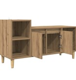 VidaXL TV-kast Artisan Eiken 100 x 35 x 55 cm Bewerkt hout
