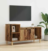 VidaXL TV-kast Oud Hout 100 x 35 x 55 cm Bewerkt hout