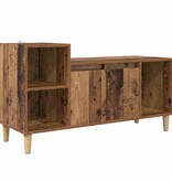 VidaXL TV-kast Oud Hout 100 x 35 x 55 cm Bewerkt hout
