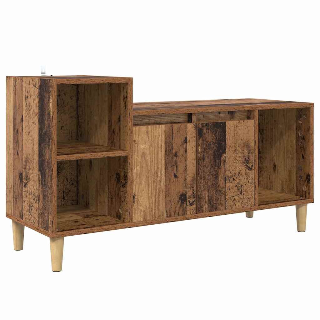 VidaXL TV-kast Oud Hout 100 x 35 x 55 cm Bewerkt hout