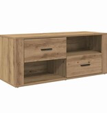 VidaXL TV-kast met lade Artisan Eiken 100 x 35 x 40 cm Bewerkt hout