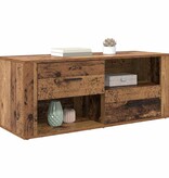 VidaXL TV-kast met lade Oud Hout 100 x 35 x 40 cm Bewerkt hout