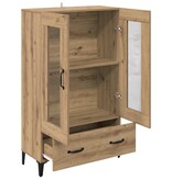 VidaXL Highboard met lade Artisan Eiken 70 x 31 x 115 cm