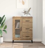 VidaXL Dressoir met lade Artisan Eiken 69,5 x 34 x 90 cm