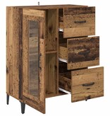 VidaXL Dressoir Oud Hout 69,5 x 34 x 90 cm Gemonteerd hout en ijzer