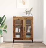 VidaXL Dressoir Oud Hout 69,5 x 34 x 90 cm Gemonteerd hout en ijzer