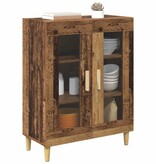 VidaXL Dressoir Oud Hout 69,5 x 34 x 90 cm Bewerkt hout