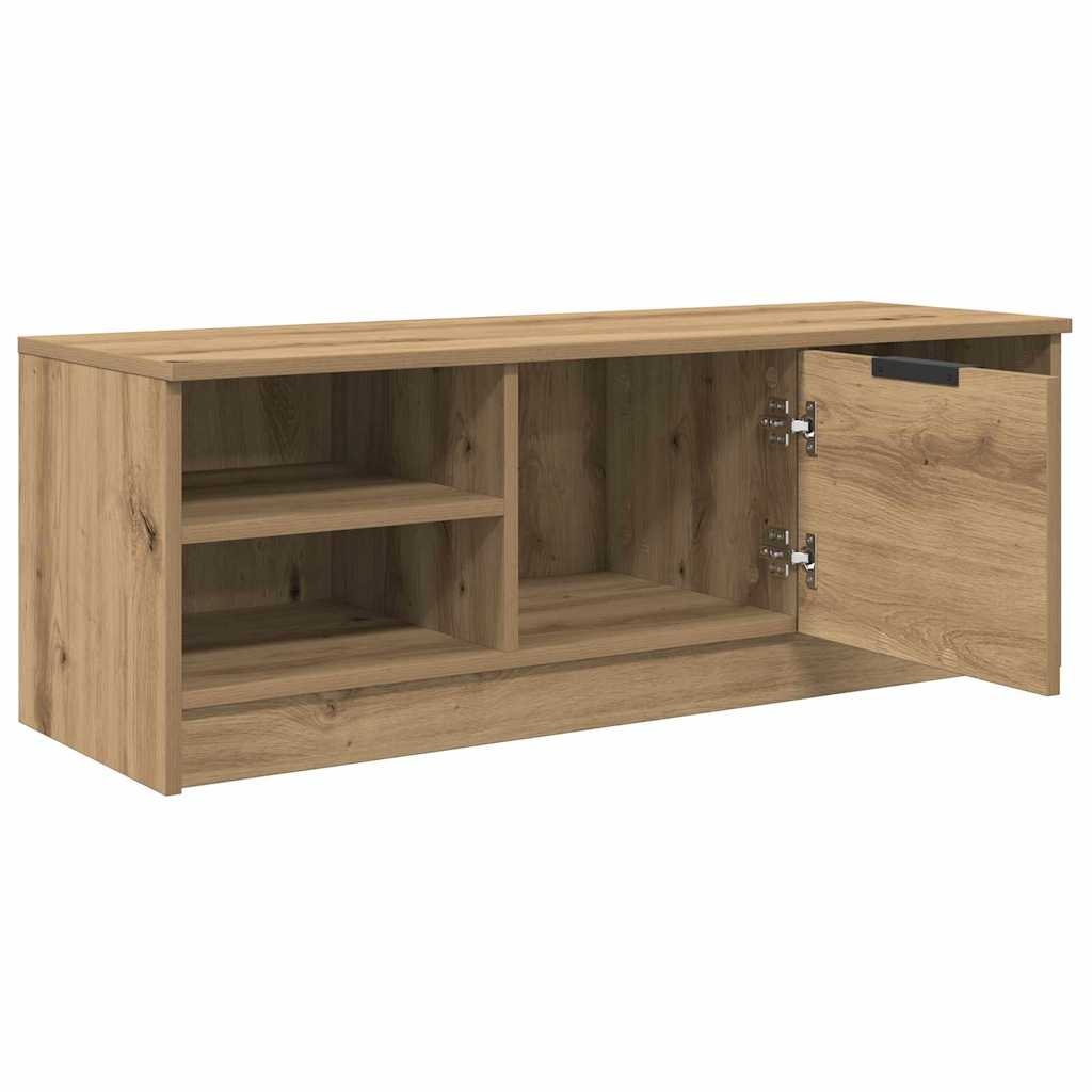 VidaXL TV-kast Artisan Eiken 102 x 35 x 36,5 cm Bewerkt hout