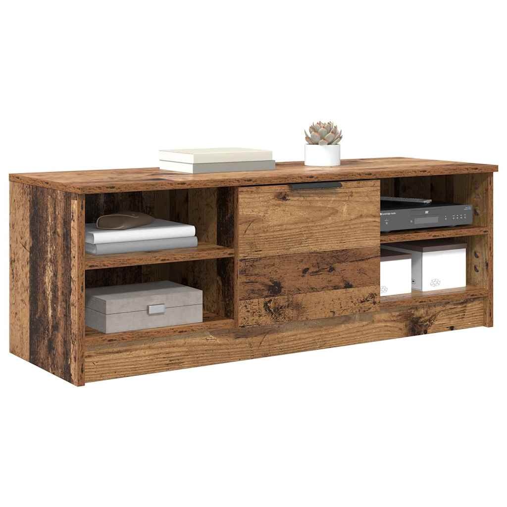 VidaXL TV-kast Oud Hout 102 x 35 x 36,5 cm Bewerkt hout