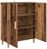 VidaXL Dressoir Oud Hout 70 x 34 x 90 cm Bewerkt hout