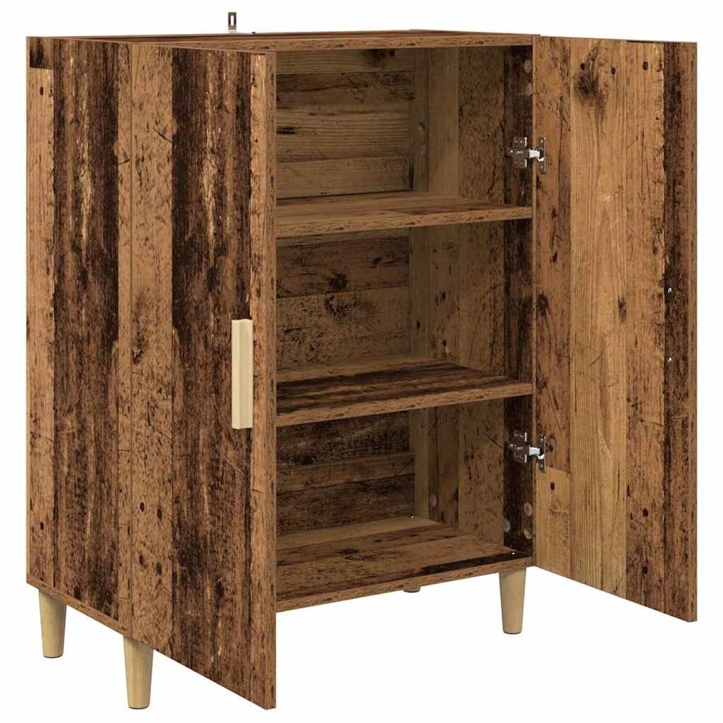 VidaXL Dressoir Oud Hout 70 x 34 x 90 cm Bewerkt hout