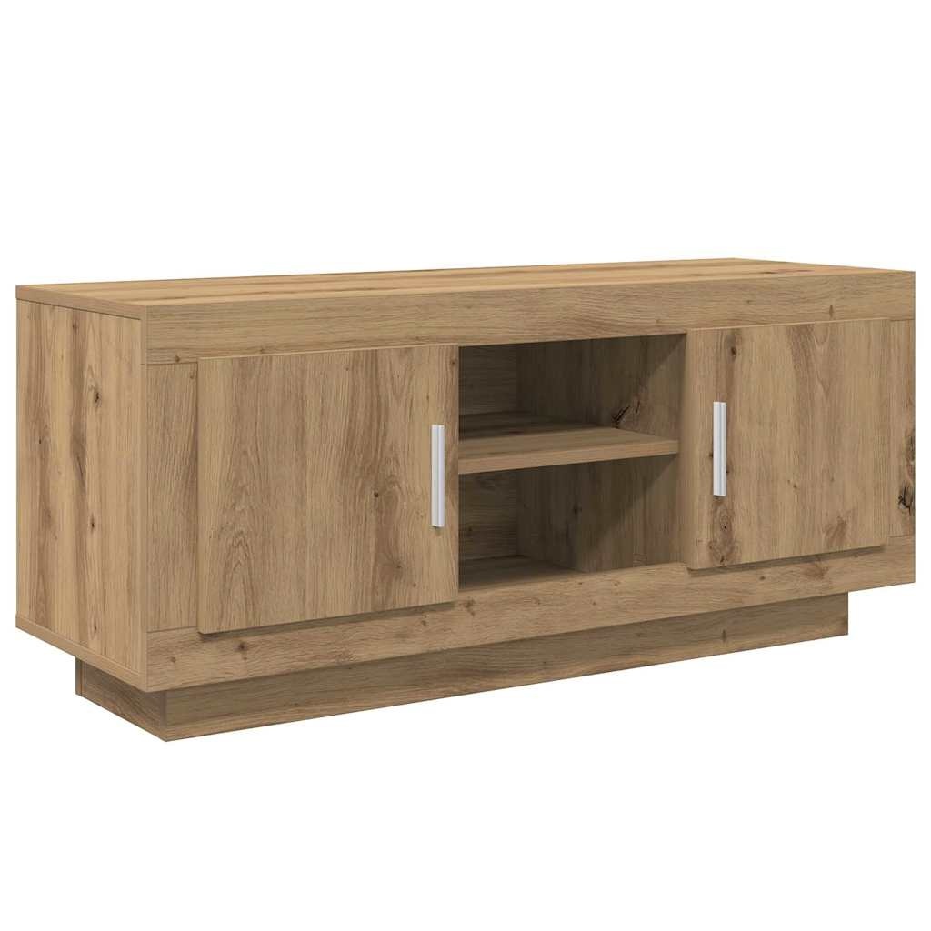 VidaXL TV-kast Artisan Eiken 102 x 35 x 45 cm Bewerkt hout