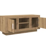 VidaXL TV-kast Artisan Eiken 102 x 35 x 45 cm Bewerkt hout