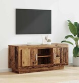 VidaXL TV-kast Oud Hout 102 x 35 x 45 cm Bewerkt hout