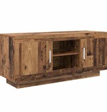 VidaXL TV-kast Oud Hout 102 x 35 x 45 cm Bewerkt hout
