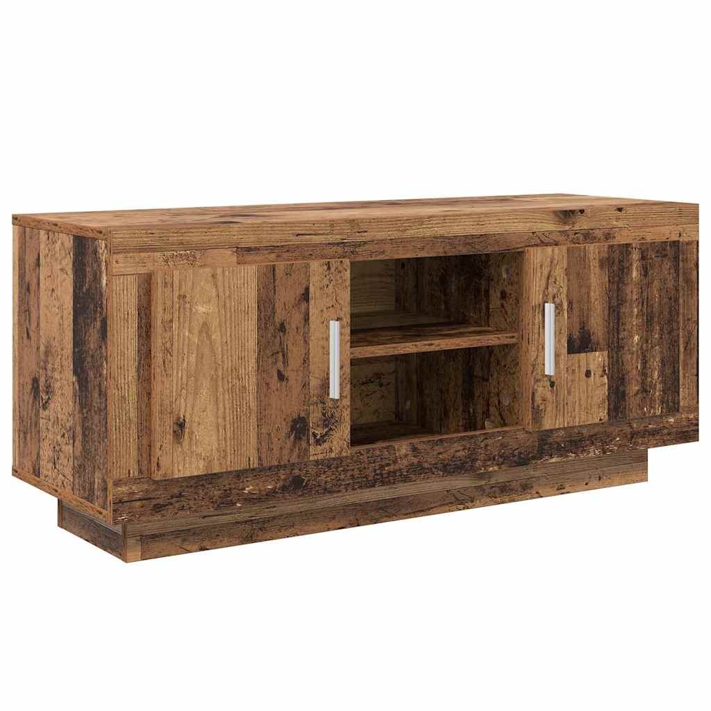 VidaXL TV-kast Oud Hout 102 x 35 x 45 cm Bewerkt hout